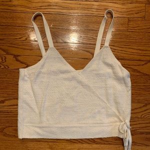 Madewell Cropped Wrap Top